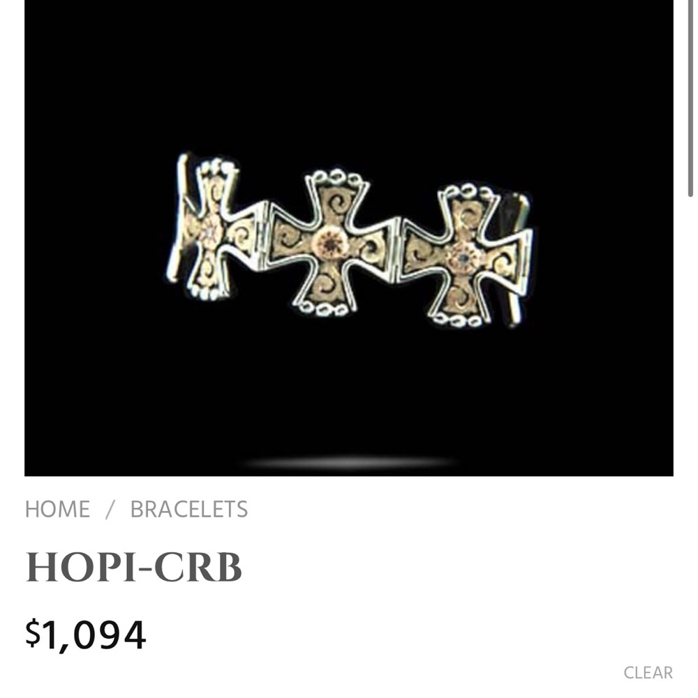 Bob Berg HOPI-CRB silver bracelet. Basically brand new. This price is a steal!